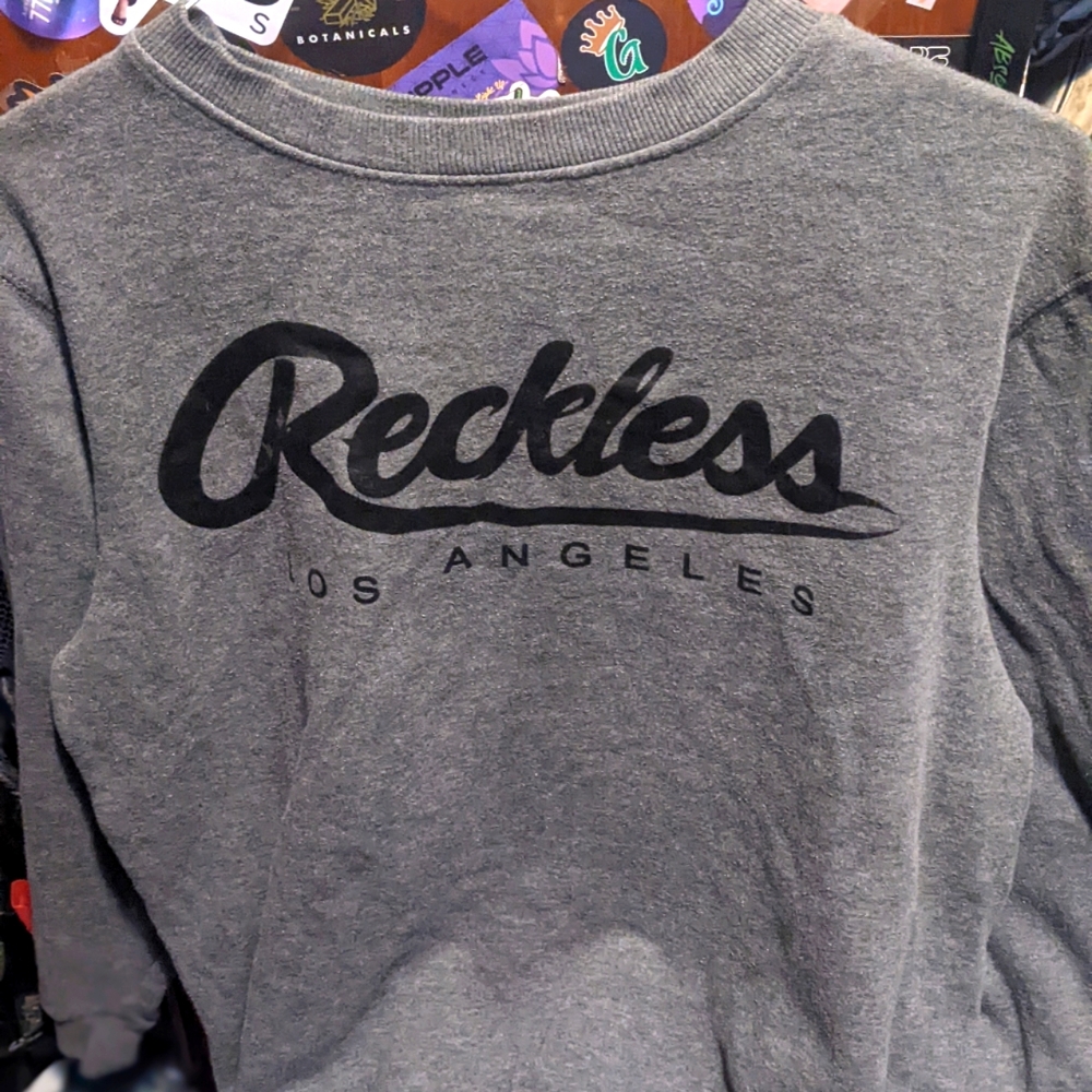 Young & Reckless crew neck sweatshirt